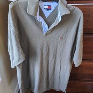 Brown tommy hilfiger polo